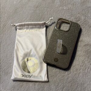 Loopy Case Sparkling Silver Phone Cover